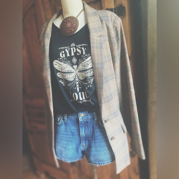 Blazer Single Breasted Plaid - Picture 10 of 12